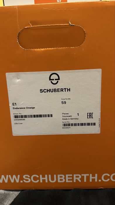 Мото каска Shuberth E1 + разговорно SENA.Размер М