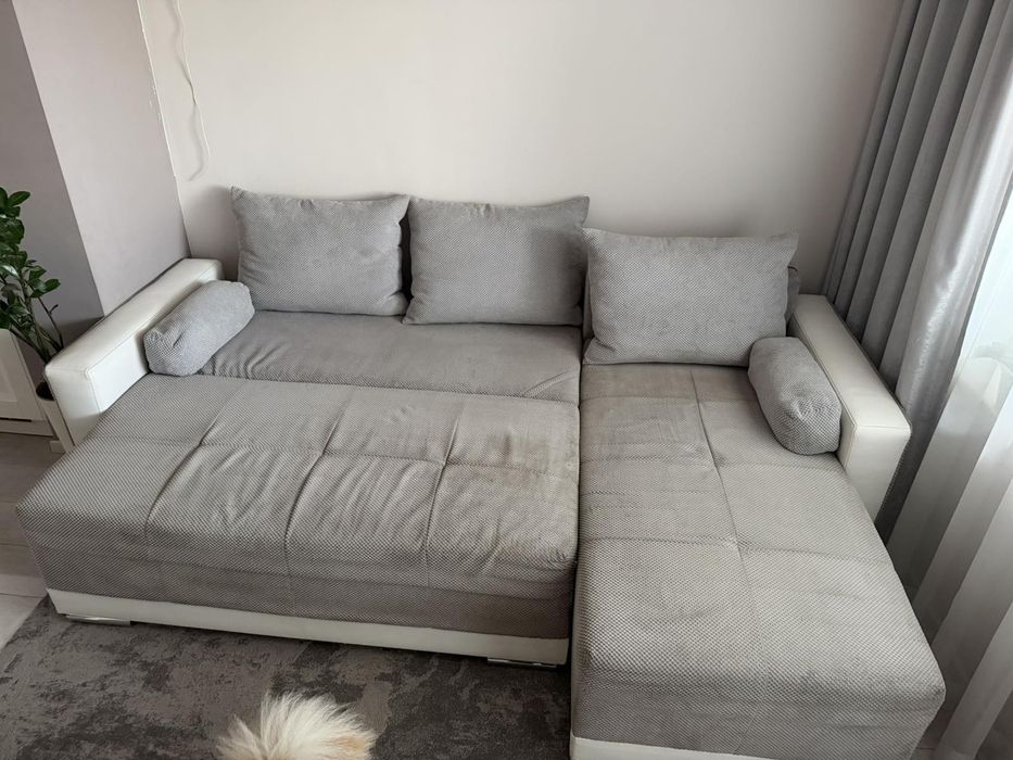 Ъглов диван разтегателен