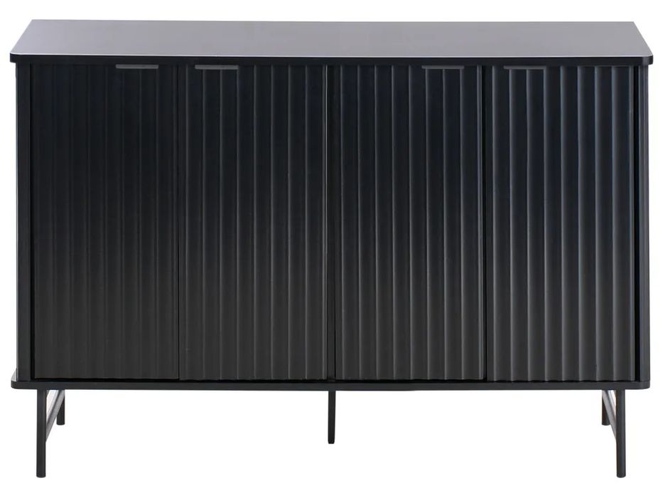 NOU Comodă înaltă "GLASTONBURY", negru