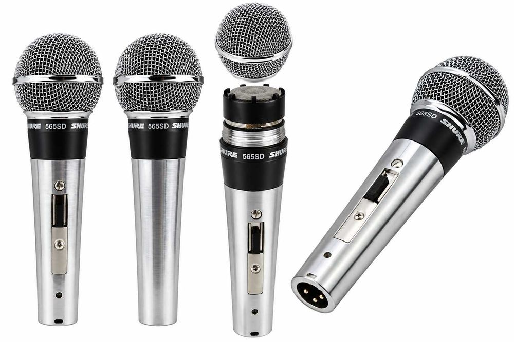 Microfon vocal SHURE 565SD – versiune actualizată a modelului SM58 cu întrerupător și impedanță comutabilă (BETA 58A)
