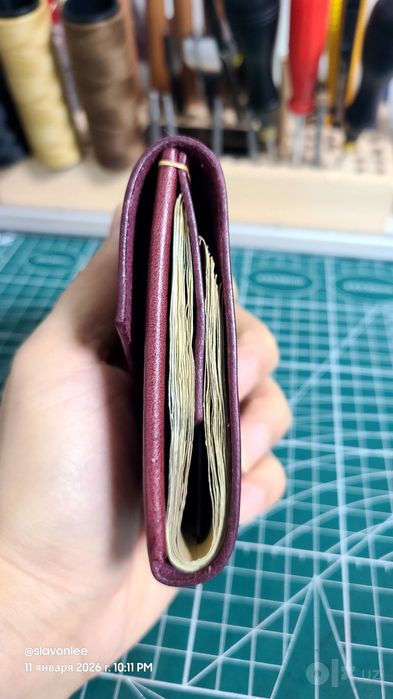 Американский кожаный кошелёк Double Face