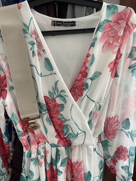 Шифон жаңа киілменен көйлек