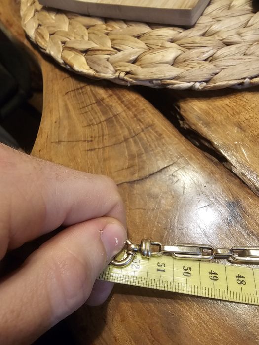 Златен синджир бяло и жълто злато 29 грама