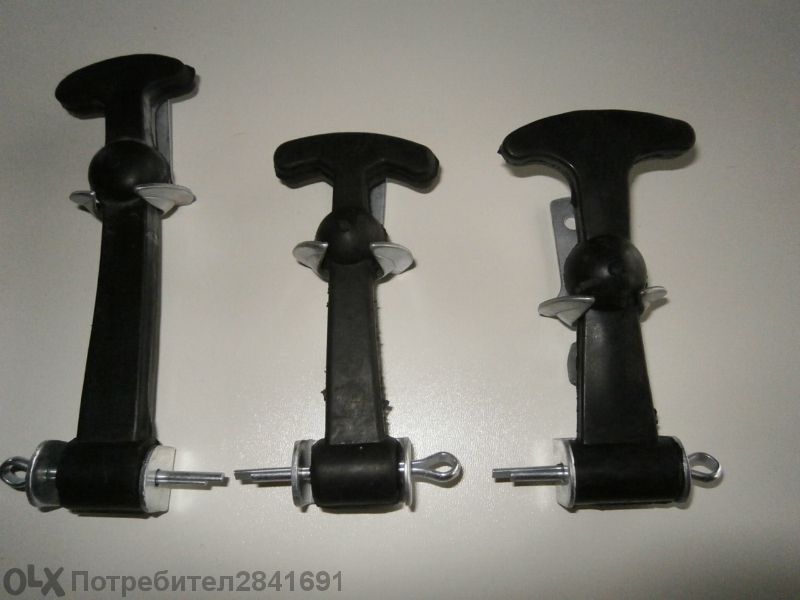 Гумени / ластични, каучукови / ключалки за капаци на машини.