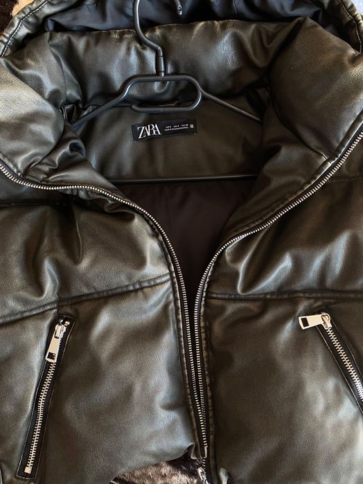 Кожено яке Зара С
