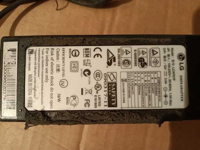 Продам блок питания "LG" (LCAPO7F).