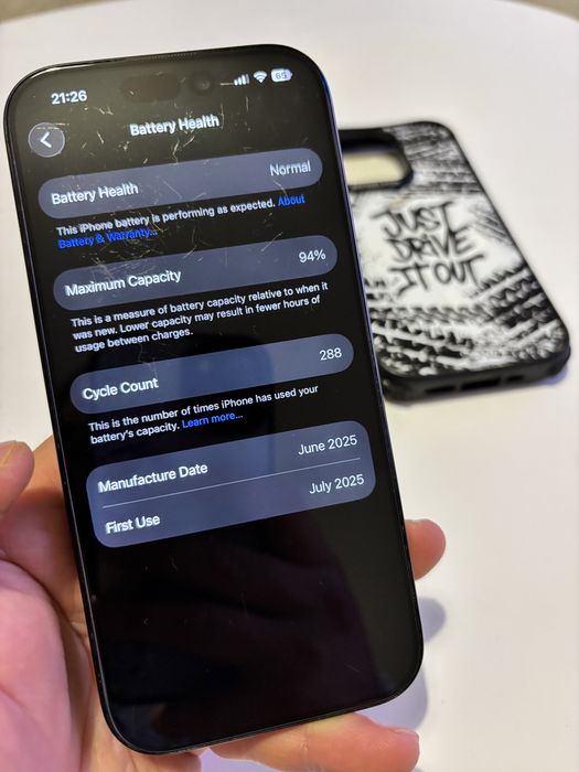 Iphone 16 PRO Negru 128GB Bat94%
