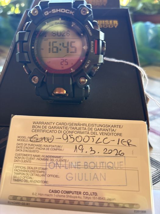 Casio Mudman GW-9500TLC-1ER