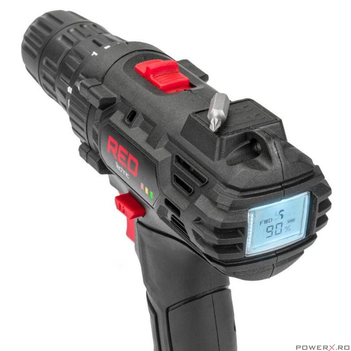 Masina de insurubat cu acumulator si incarcator, 2 x baterii Li-Ion, 2