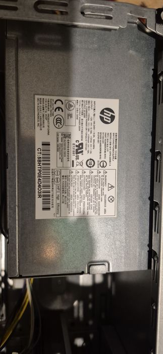 Vând carcasa pc+ placa de baza hp cu socket lga 1155+sursa hp