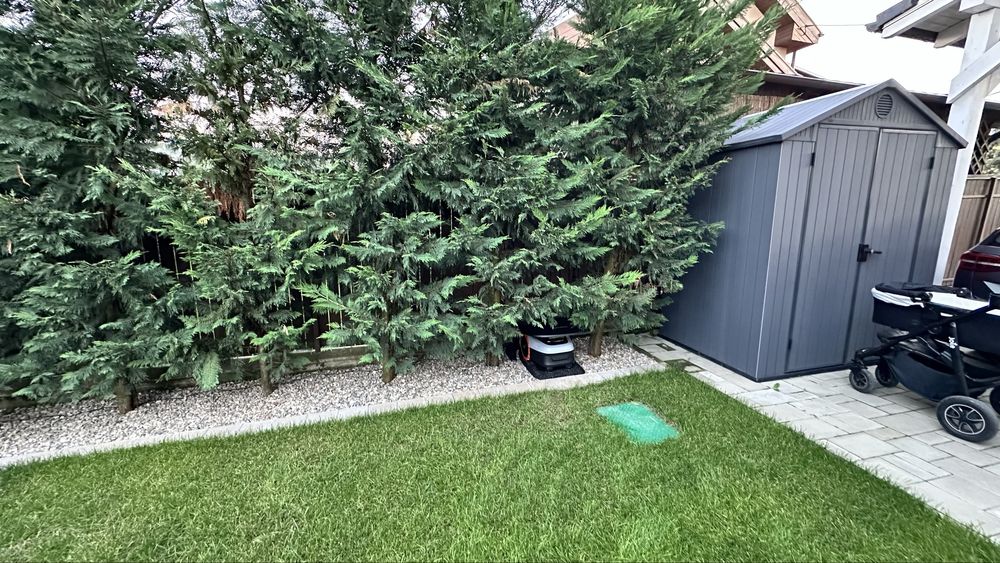 Navimow i105 + Garaj + Kit extensie antena + 21 cutite + Garantie