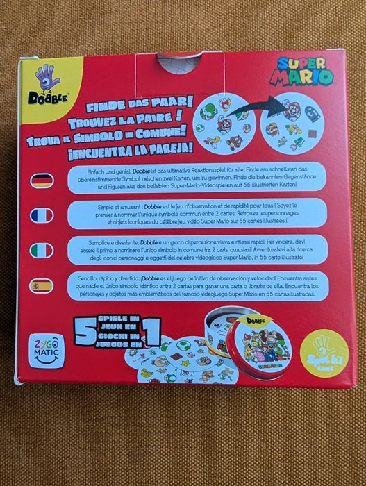 Dobble Super Mario Игра Добъл Супер Марио