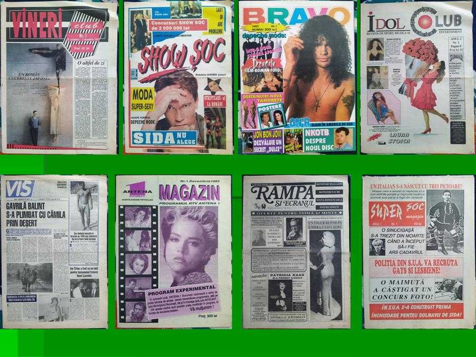 reviste si ziare romanesti - primul numar