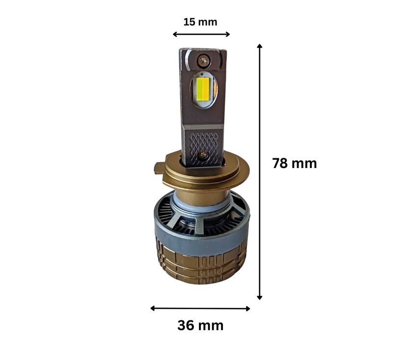 Smart LED крушки H7 70W Dual Color Bluetooth CANBUS