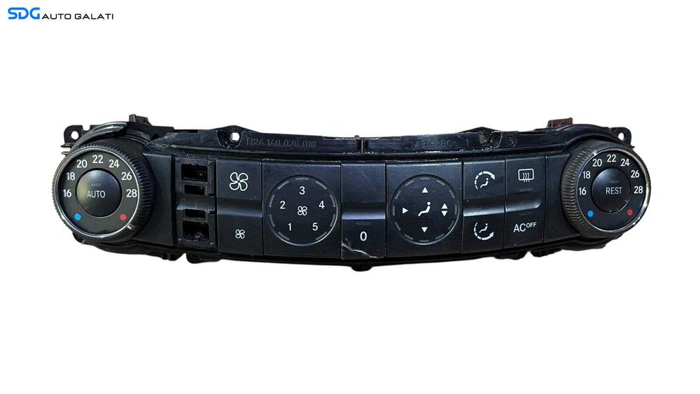 Panou Modul Unitate Comanda AC Aer Conditionat Clima Dublu Climatronic Mercedes Clasa E Class W211 2002 - 2009 Cod 2118300385 [LC1208]