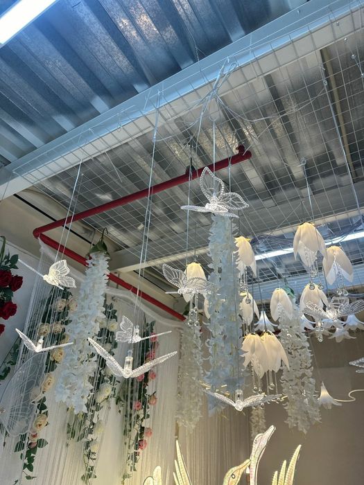 Светящиеся бабочки декор