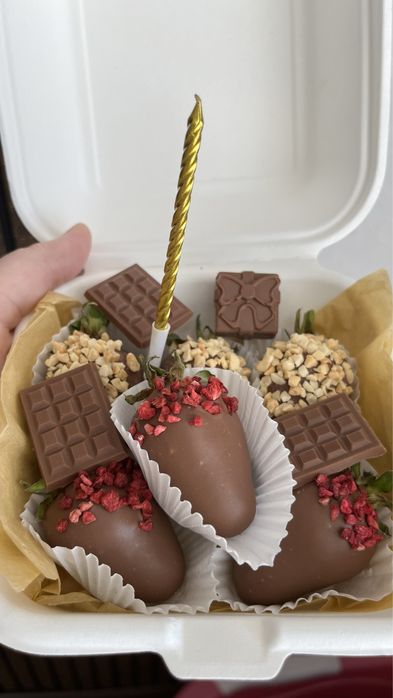 Бенто набор, Клубника в шоколаде