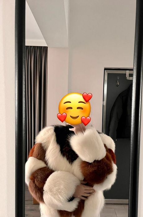 Haina piele si blana Vulpe