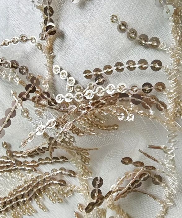 Юбки с пайетками в двух цветах