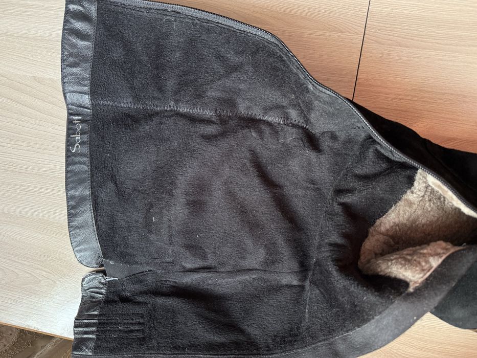 Зимние сапоги ботфорты