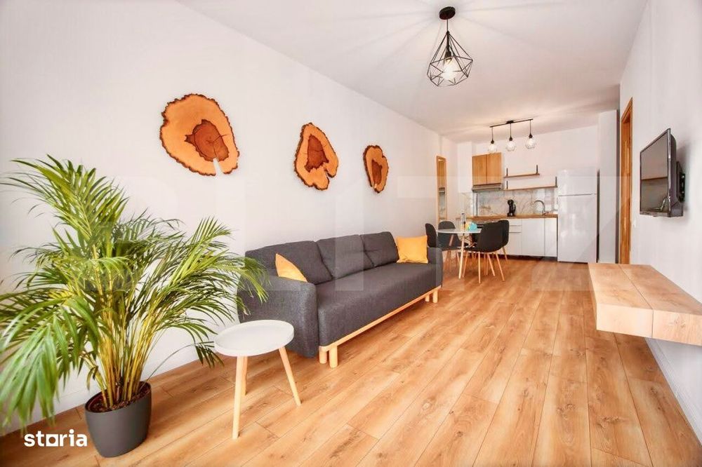 Apartament 2 camere modern, incalzire in pardoseala, loc de parcare in