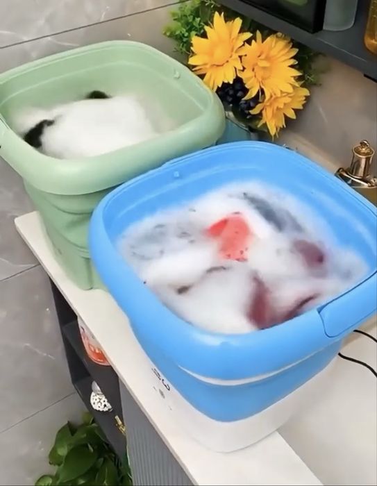 Mini kir yuvish mashinasi Yig’iladigan yetkazib berish bepul