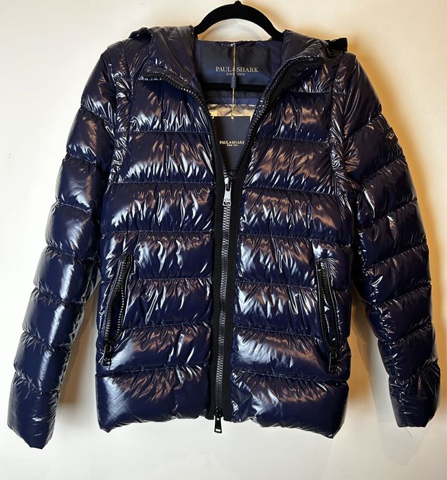 Geaca puf Paul&Shark Mov Lucios Masura S 400€