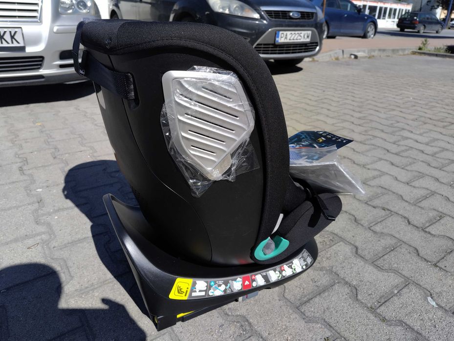 MONI Стол за кола SERENGETI 40-150 см черен