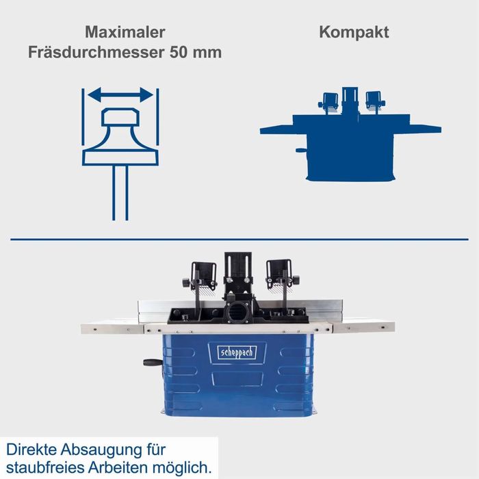 Masina de frezat Scheppach HF60