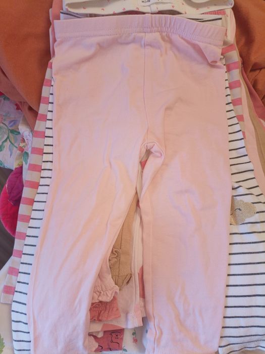 pantaloni bebe/set colanti  bebe /set  pantaloni colanți noi 86 cm