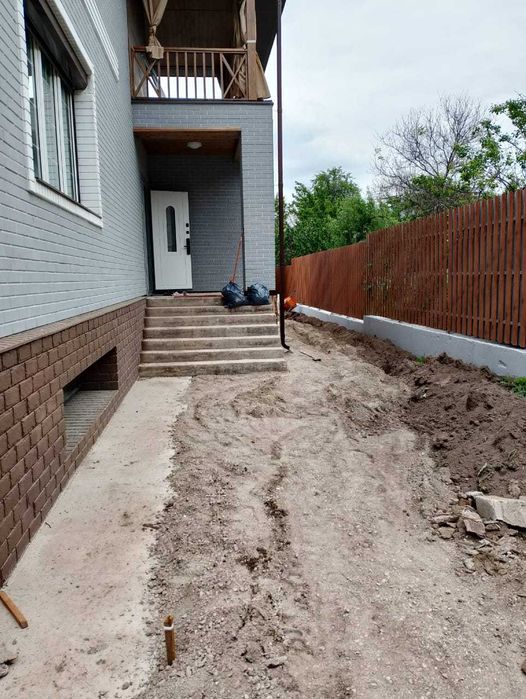 Укладка тротуарной плитки