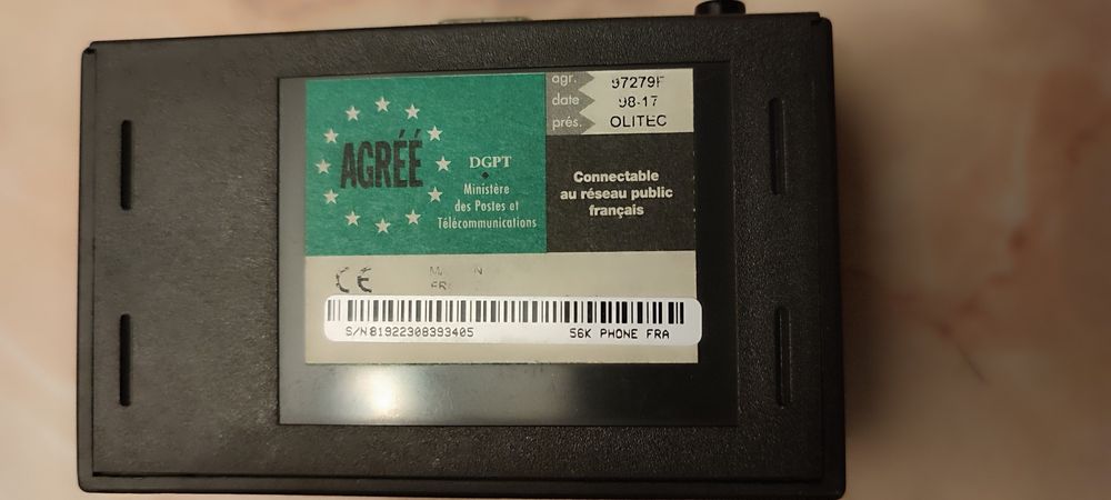 Fax Modem Vocal Olitec Self Memory 56000