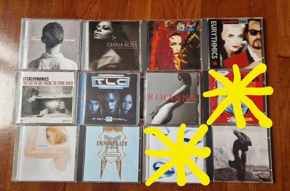 Аудио CD, Phil Collins, Madonna, Rihanna, Beyonce, Queen, Eurythmics