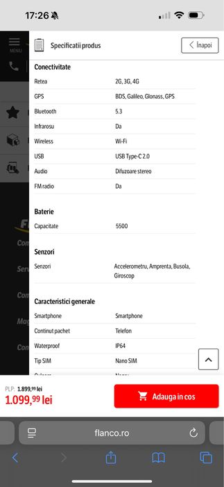 vand Telefon mobil Redmi Note 14 Pro, 256GB, 8GB RAM,