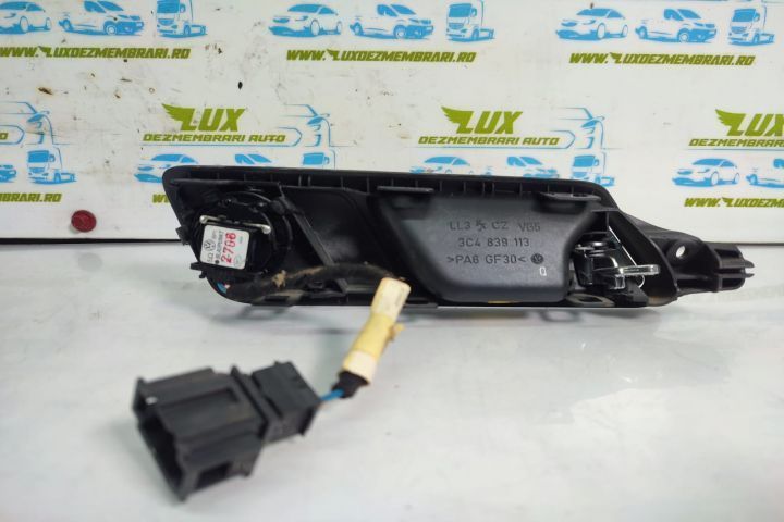 Maner interior stanga spate 3C4839113 Volkswagen VW Passat B6  [din 2005 pana  2010] seria