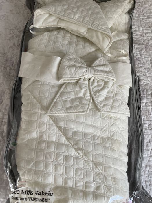 Конверт одеяло для новорожденных