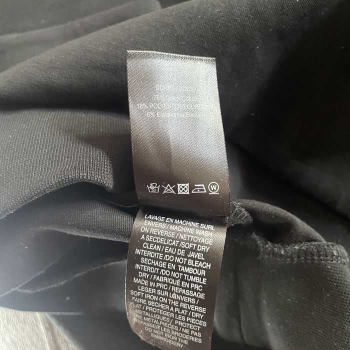 Bluza Balmain Paris  L  noua cu ericheta– crewneck negru, logo brodat