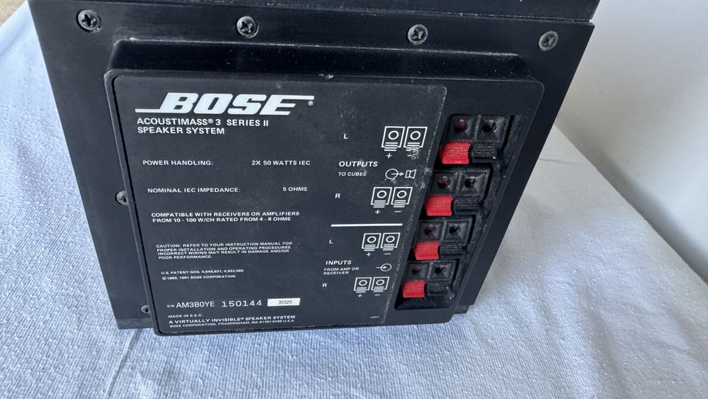 Amplificator Bose pasiv . 50-100W . Pentru sateliti