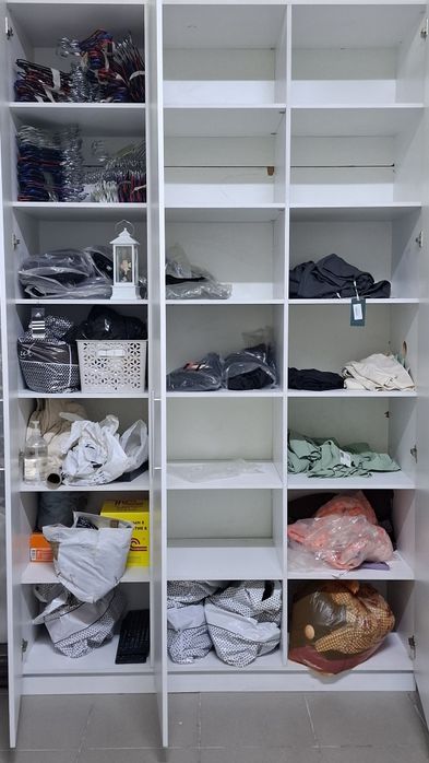 Шкаф встроенный белый