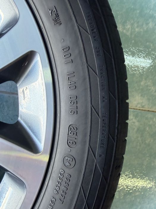 Jante aliaj R17 originale Mercedes C-Class W205 CLA 225/50/17 vara