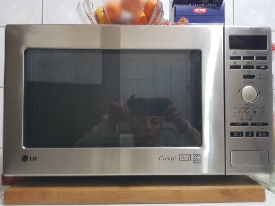 Cuptor inox cu microunde, convectie LG. Rotisor,coacere,gratar, grill,