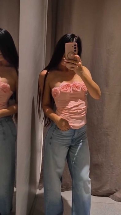 Zara бюстие S-M размер/Дамски корсети Topshop S-M размер/Ralph Lauren тениска размер M