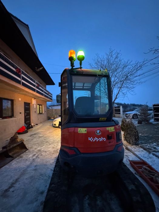 Mini excavator 3t Kubota u27-4 (Cat, bobcat, takeuchi, walker neuson)