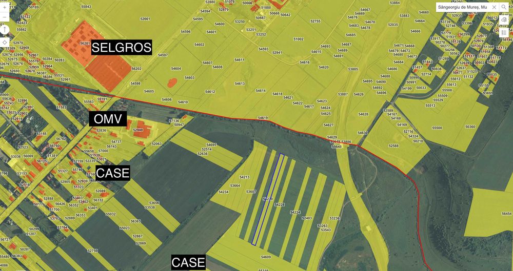 Teren 5000 Mp extravilan, de Vanzare, Zona Selgros Omv Ernei