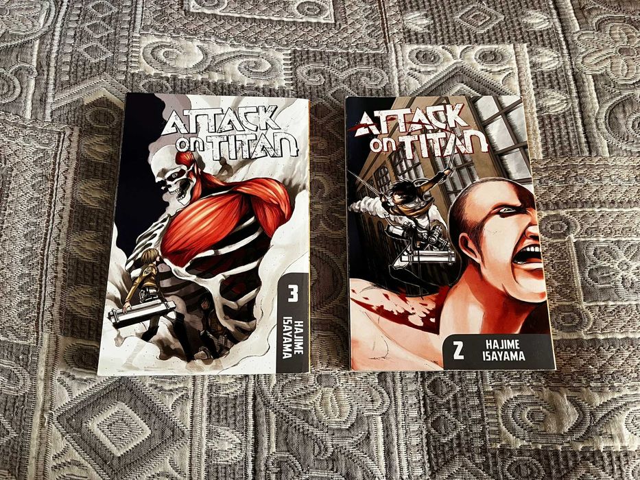 Манги Attack on Titan (Shingeki no Kyojin) – Vol. 2 и 3