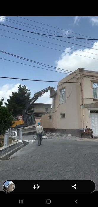Уй бузиш демонтаж снос хизматларини киберамза
