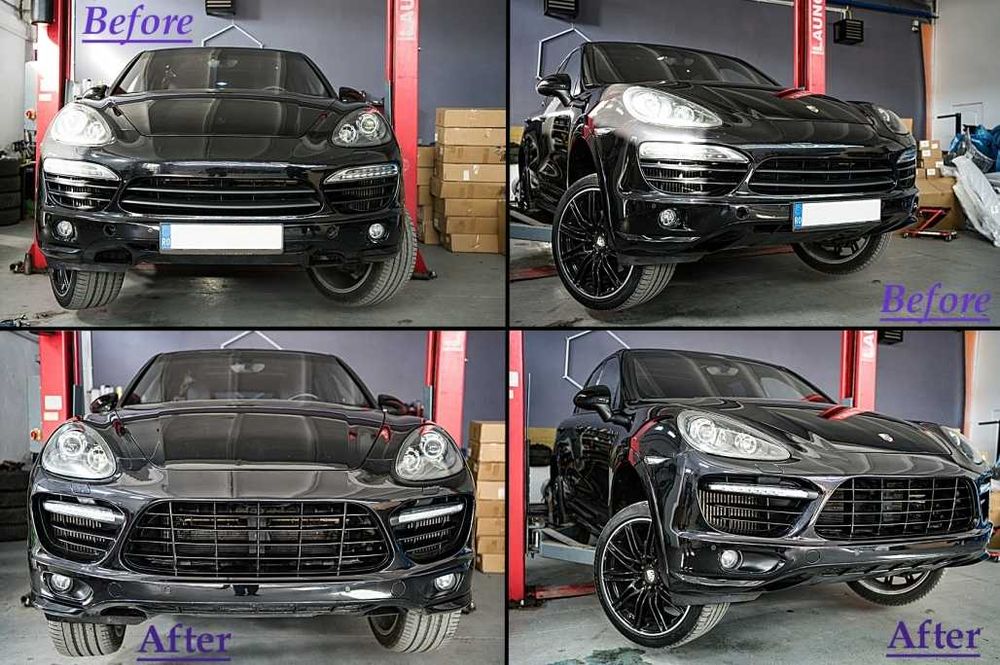 Bara Fata Porsche Cayenne 958 92A Pre-Facelift (2010-2014) Turbo Look