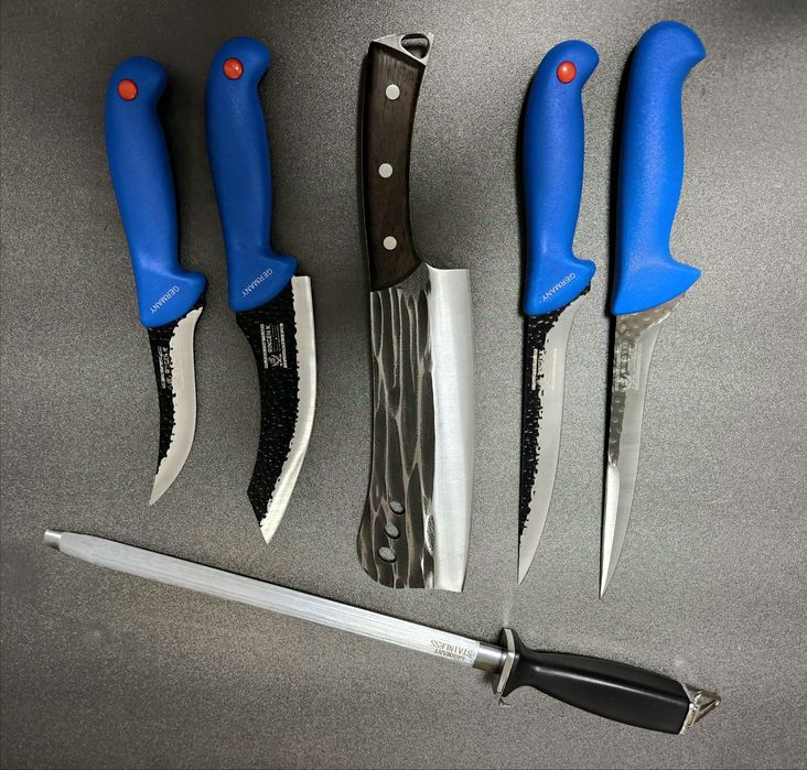SET Cutite Macelarie Blue Edition 6 Piese