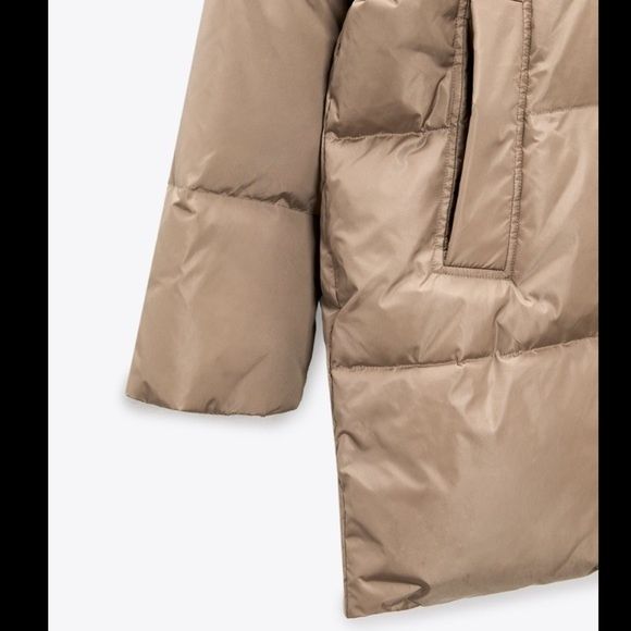 Geaca puf/pana Zara winter edition
