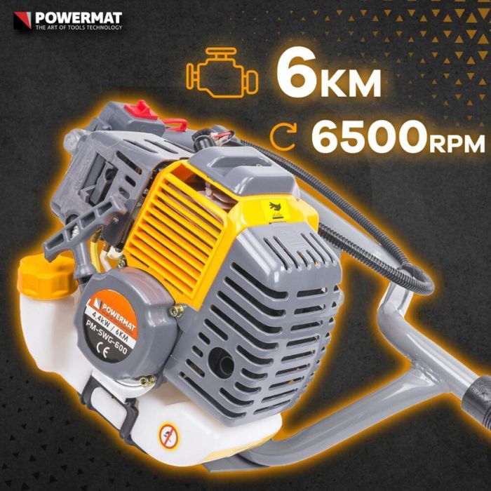 Motoburghiu, freza foreza pentru pamant, putere 6 CP, 3 burghie +